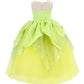 Mdycw Princess Tiana Fairy Costume Halloween Dress Up For Girls, Special Occasion Dresses Birthday Party Fancy Outfits