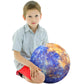 Elainren Soft Planet Mercury Plush Toy Realistic Stuffed Space Planet Toy Cute Solar System Planet Plushie Doll Gifts/10.6''