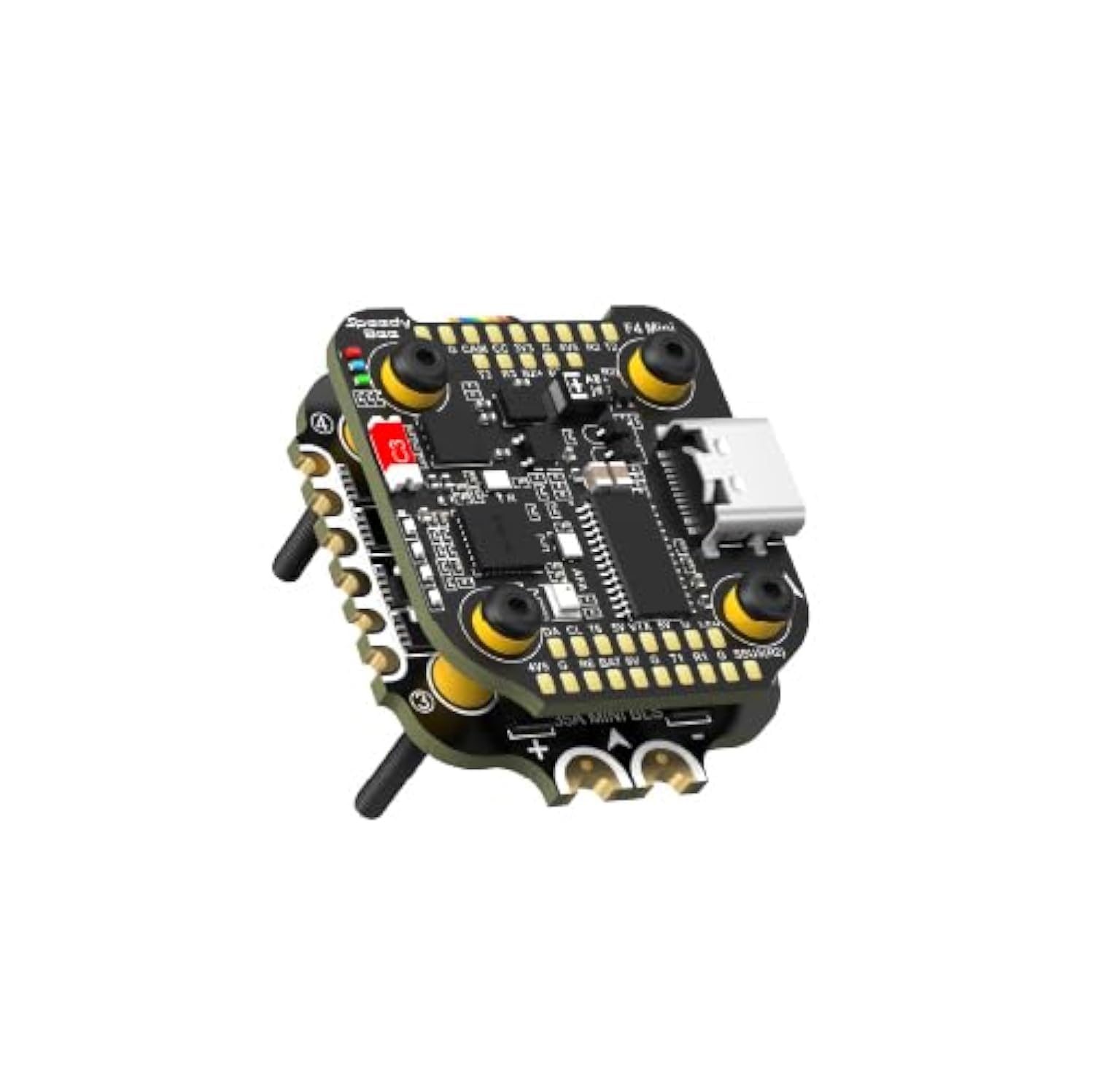 SpeedyBee F405 Mini Flight Controller Stack board 3-6S 20x20mm Built-in Bluetooth with 35A BLHeli_S 4in1 ESC Board Support Wirel
