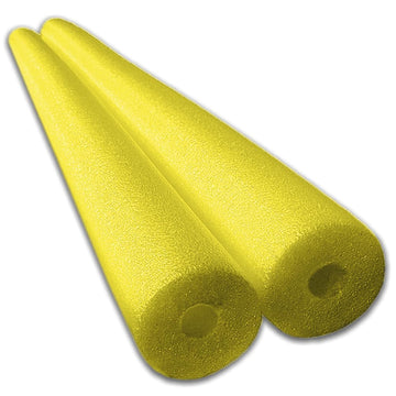 2 Pack Oodles Jumbo 55 Inch X 3.5 Inch Jumbo Swimming Pool Noodle Foam Multi-Purpose - Yellow