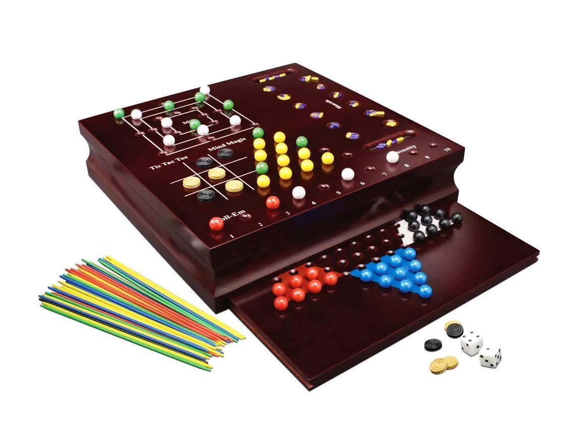 Family 10-In-1 Game Set