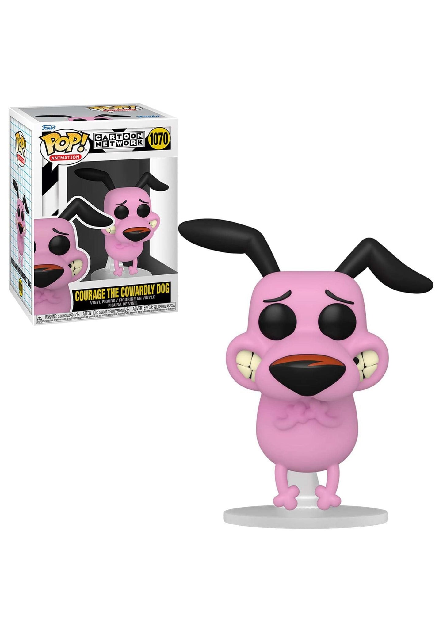 Funko Pop! Animation Courage The Cowardly Dog Vinyl Figure - Standard Multicolor Model 57788