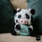 Punchkins Cow Plushie - Not In The Mooooood Sassy Cow Plush, Gift For Animal Lovers, Cute Plush Toy For Gifting