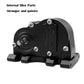 Transmission Gearbox Fits for 1/10 RC Crawler Car Axial SCX10 SCX10 II 90046 90047 86100 with Chassis