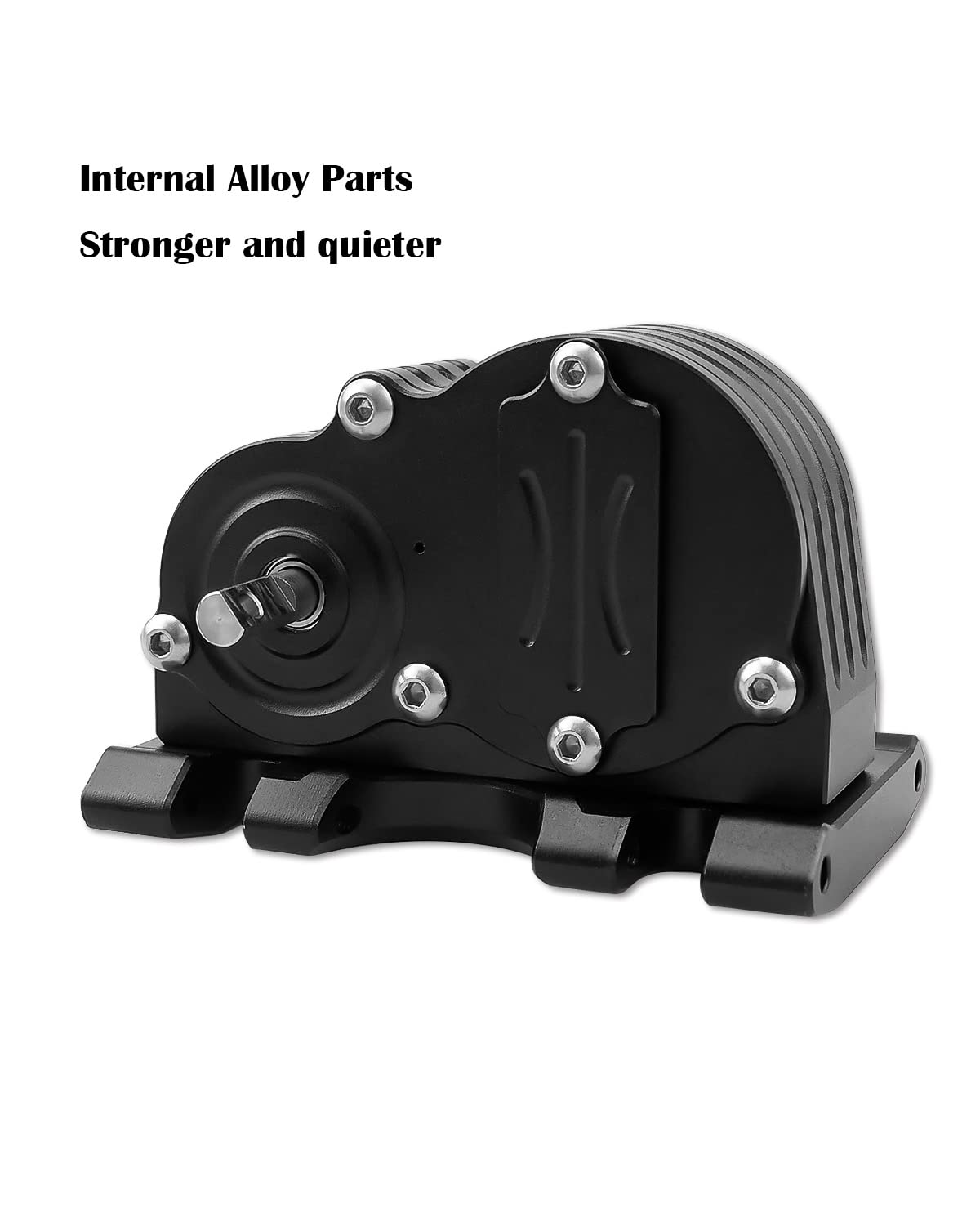 Transmission Gearbox Fits for 1/10 RC Crawler Car Axial SCX10 SCX10 II 90046 90047 86100 with Chassis