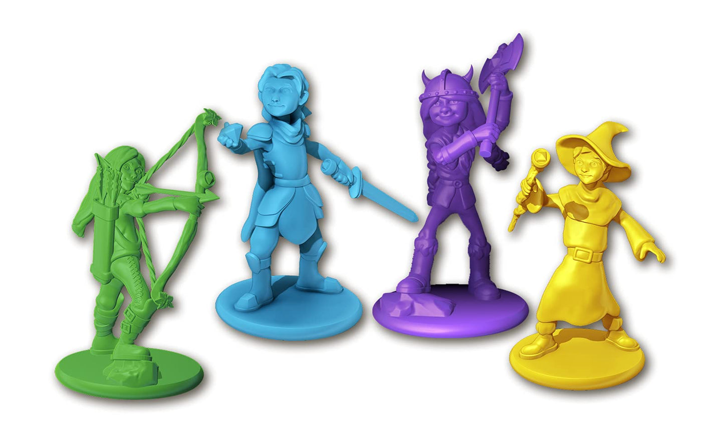 The Quest Kids Fantasy Board Game for Ages 5+, Multicolor Plastic Adventure for Boys and Girls