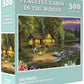 VR Distribution 300 Piece Jigsaw Puzzle - Wilder Games Peaceful Cabin in The Woods, Multicolor, Paper, Model: WILD-178