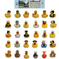 Rubber Duck Master Chef, Brand Rubber Duckies That Float Upright, Rubber Bath Toy Cooking Career Chef Rubber Ducky Birthday Party Gift, All Dept. Cooking Lovers Gift C