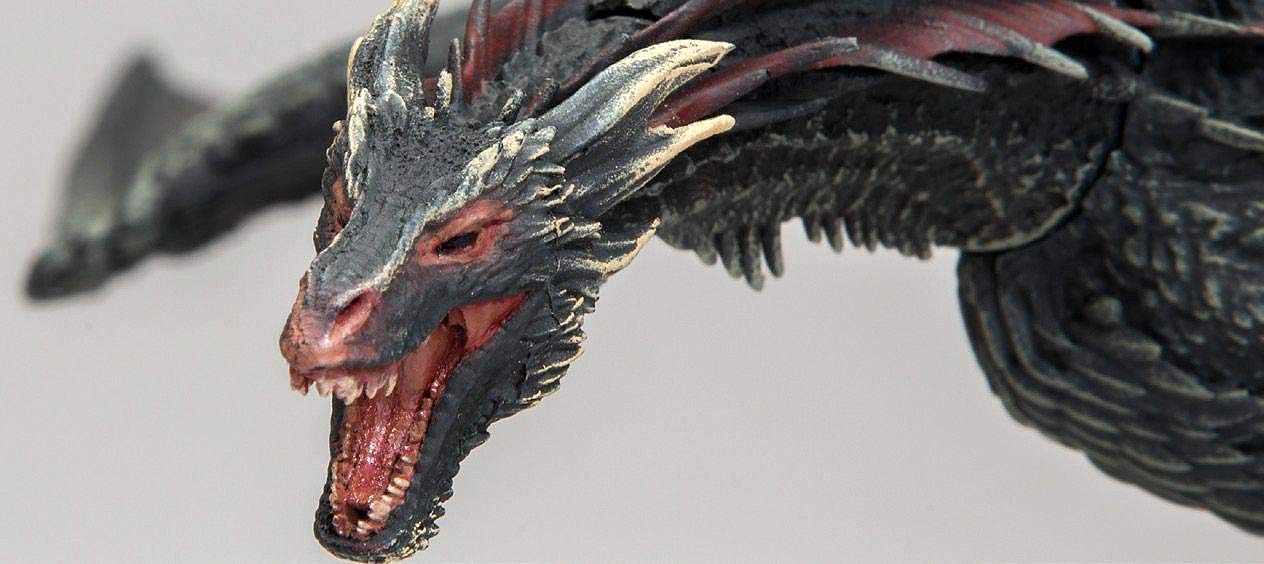 McFarlane Toys Game of Thrones Drogon Deluxe Box - Black, Plastic Model DEC189163