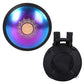 Tongue Drum, Clear Beautiful Unique Rubber Three Color Ethereal Sound Uu Handpan, Carbon Steel Music Teaching Music Practice Mus