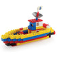 NinoS Worlds Aquamech Marine & Beach Building Block Set, Interlocking Construction Blocks Toy For Kids Age 3+