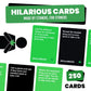 Do or Drink Do or Smoke Party Game - 250 Challenge Cards, Easy to Play, Green