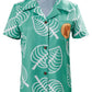 Unisex Animal Nook Tom Timmy Shirt Cosplay Costume Short Sleeve Button Up Tops,Mens,Large