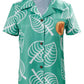 Unisex Animal Nook Tom Timmy Shirt Cosplay Costume Short Sleeve Button Up Tops,Mens,Large