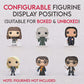 Tapeera 12-Pack White Acrylic Display For Funko Pop Shelves - Suitable For Boxed And Unboxed Figures - 4-Inch Vinyl Funko Pop Wa