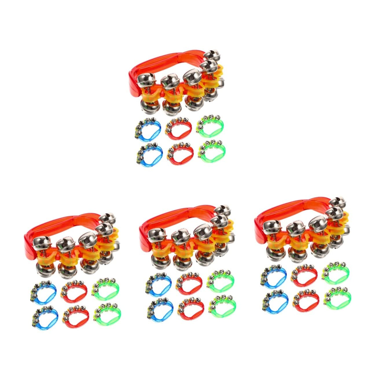 Excluzo 24 Pcs Hand Bell Kids Musical Toys Santa Sleigh Toy Toys For Kids Ankle Bell Toys Shaking Bell Musical Rhythm Instrument