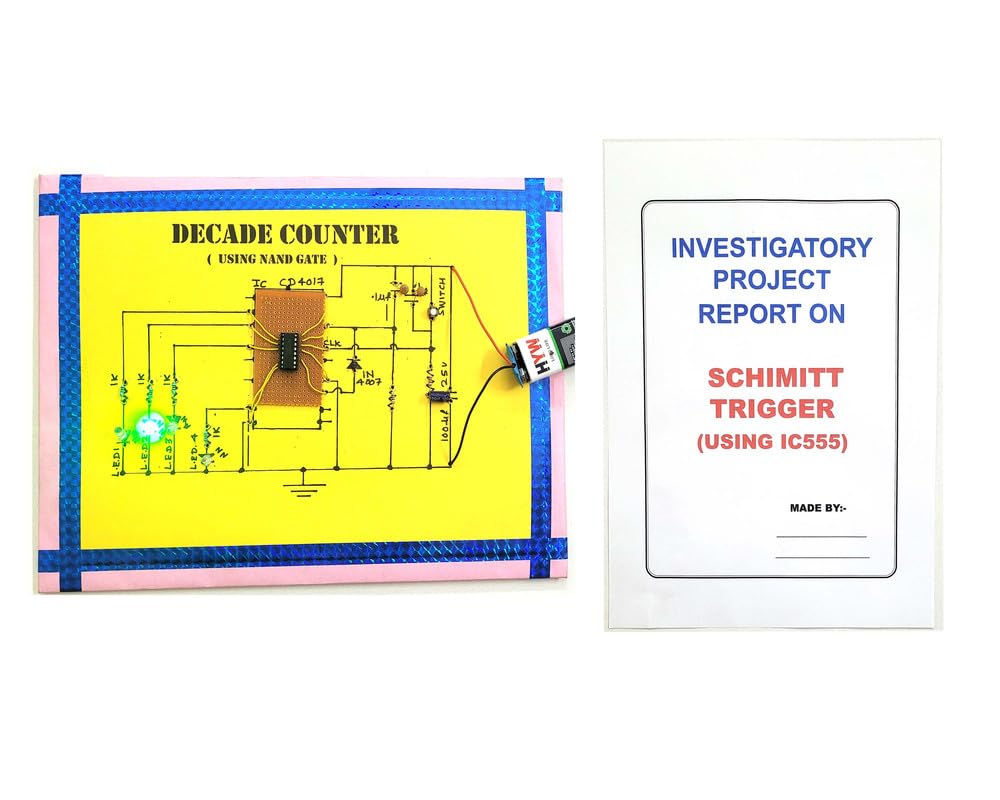 Ontex Electronics Schmitt Trigger Using Ic555 Physics Investigatory Project Model Engineering College & Science Teaching Aid