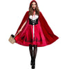 Little Red Riding Hood Costume, Family/School Cosplay Show, Halloween Masquerade Party (L)