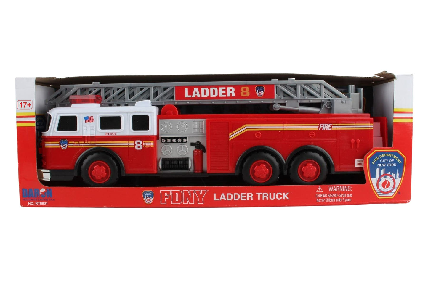 FDNY LADDER TRUCK W/LIGHTS & SOUND