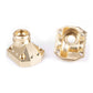 KYX Racing CNC Machined Brass Front Rear Axle Housing Output Differential Cover Upgrades Parts Accessoriesfor 1/10 RC Crawler Ca
