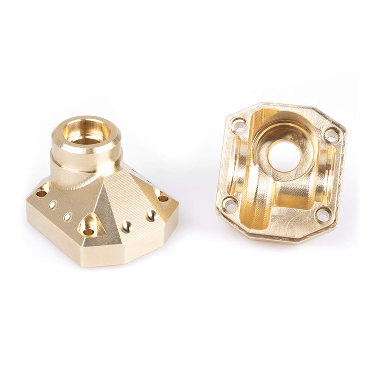 KYX Racing CNC Machined Brass Front Rear Axle Housing Output Differential Cover Upgrades Parts Accessoriesfor 1/10 RC Crawler Ca