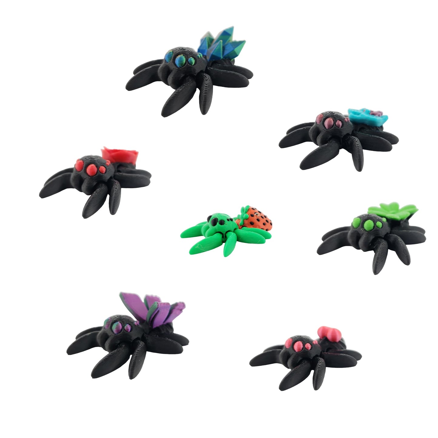 3D Printed Spider Mystery Pack - Collectible Fidget Toys (20 Pack)