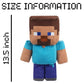 Pixel-Style Game Basic Plush Character Soft Toy  Video Game-Inspired Collectible Plushies Gifts for Kids & Fans (Steve)