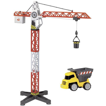 Smoby Dickie Toys Construction Crane with Construction Vehicle Playset