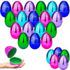 The Dreidel Company Metallic Fillable Easter Eggs With Hinge Bulk Colorful Bright Plastic Easter Eggs, Perfect For Easter Egg Hunt, Surprise Egg, Easter Hunt, 2.25' Assorted Colors (960-Pack)