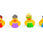 Fun Express Reading Rubber Duckies, Ducks, 12 Pieces, Library, Teaching, Treasure Chest Toys