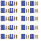 NeeKare 10 Paris EC5 Battery Connector Male Female 5.0mm Banana Plug Connectors Gold Bullet Connector for RC ESC LIPO Battery De