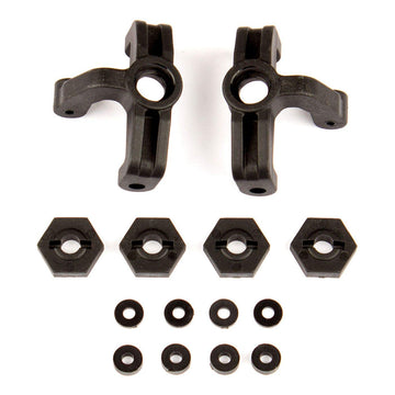 Team Associated Steering Blocks and Wheel Hexes: 14B, 14T, ASC21508