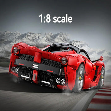 Kowkis Viva Hypercar 1:8 Building Kit And Lafer Engineering Toy,C61505W Cada Master Technology Car, Scale Sports Car Model Prese