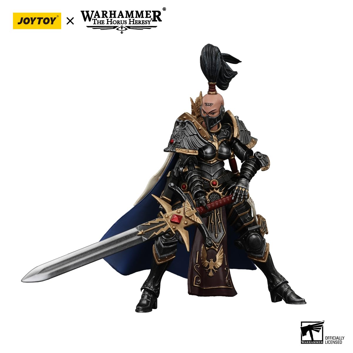 JOYTOY Warhammer Horus Heresy Sisters of Silence Knight-Commander Jenetia Krole 1:18 Scale 4.25in Action Figure Mecha Joy Toy Collection Model