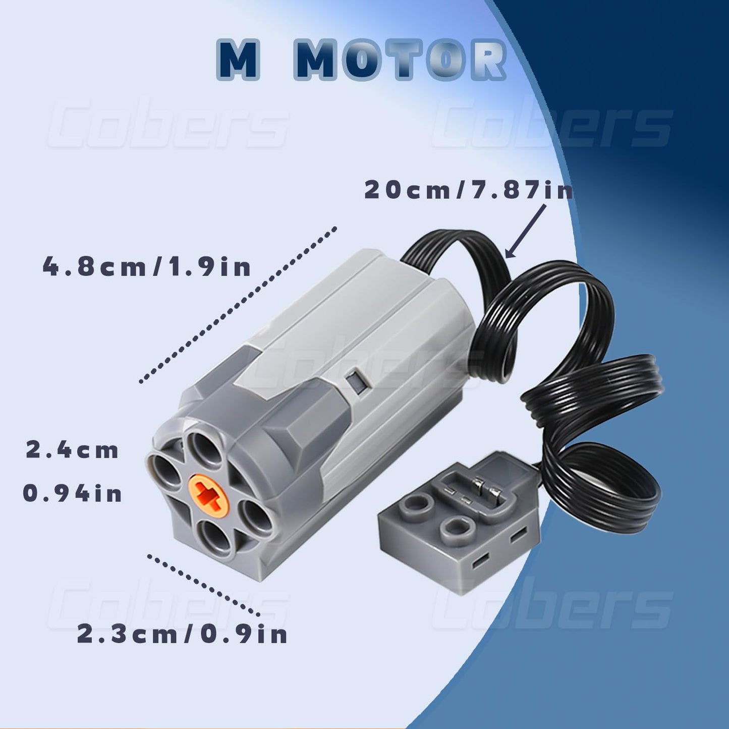 Cobers 5Pcs Power-Function Set Compatible With Major Brand Technic-Parts Motor-Set Ir Receiver Remote-Control Aa Battery Box