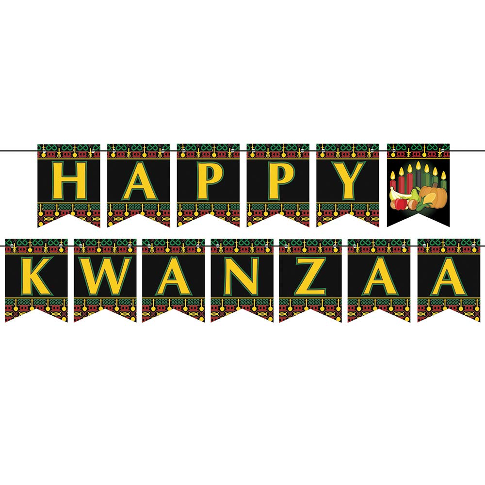 Beistle Happy Kwanzaa String Banner 1 pc.