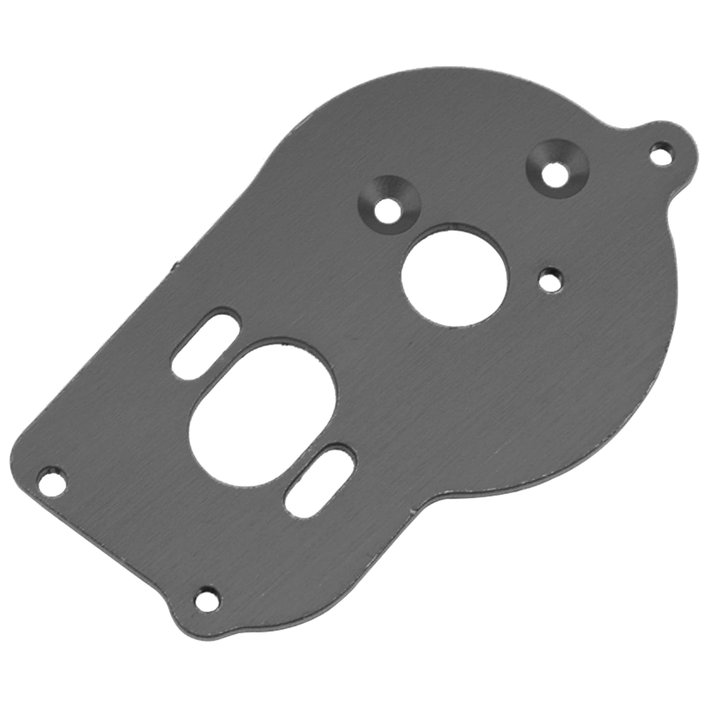 Vgoohobby Metal Motor Mount Plate Fixed Bracket Compatible with Losi 1/18 Mini-T 2.0 2WD Stadium RC Truck Hop-Up Parts (Black)