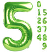 Number 5 Balloon 40 Inch Minecraft Birthday Decorations Light Green Big Number Balloons, Five Year Old Balloon Decorations, 5 15