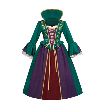 Nspstt Sanderson Sisters Costumes Witch Girls Winifred Sanderson Dress Kids Halloween Costume