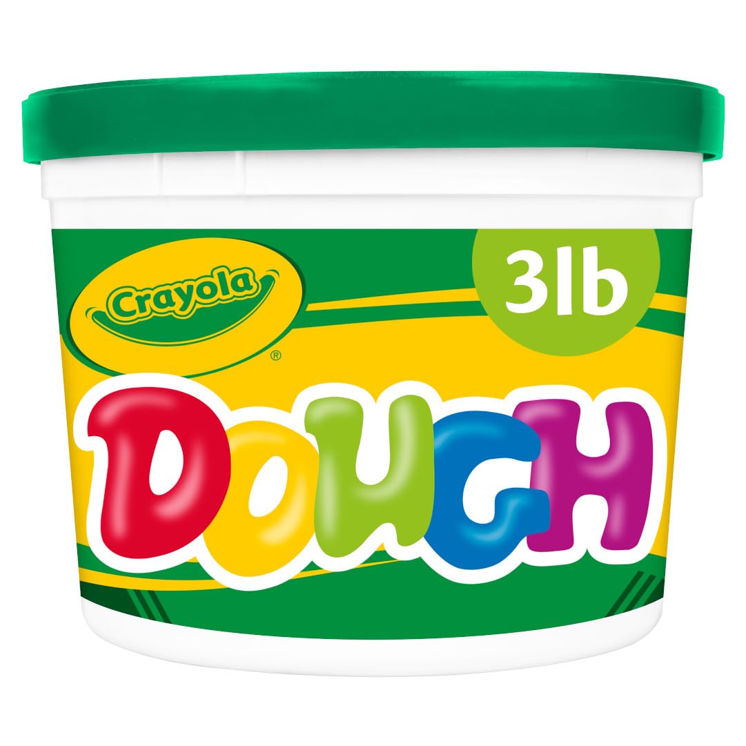 Crayola Modeling Dough, Green, Bulk Classroom & Art Supplies for Kids, 3lb, Resealable Bucket