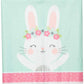 Creative Converting Party Supplies, Bunny Party Plastic Tablecloth, Tablecover, Multicolor, 102in X 54In