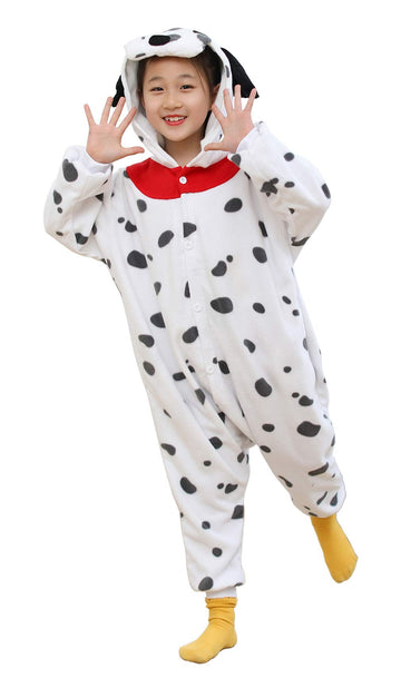 Kianmacar Kids Animal Onesie Pajamas Halloween Costume Cosplay Sleepwear(Age:Over 10 Years Old)
