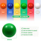 Toaob Stress Relief Balls Non-Toxic Squeeze Balls 6 Pack 2.5 Inch Colorful Foam Balls For Kids And Adults Hand Exercise Squishy