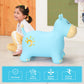 Inpany Bouncy Horse Hippo Hopper Toys, Toddlers Bouncing Zoo Animals Toys, Kid Inflatable Hopping Horse Buddies, Ride On Rubber Bouncer, Indoor Outdoor Birthday Gifts Toy For 2 3 4 Year Old Girls Boys