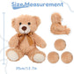 Seyomi Plush Teddy Bear Stuffed Animal, 6 Packs 13.7 Inches Teddy Bear For Baby Shower For Boys Girls Teddy Bear Bulk For Birthday Wedding Party, Light Brown