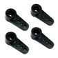 4Pack Aluminum 15T Servo Horn Arms Rc Mini Servo Horns Toy Car Accessories Compatible With Emax Es08Ma Servo Fit For Axial Scx24