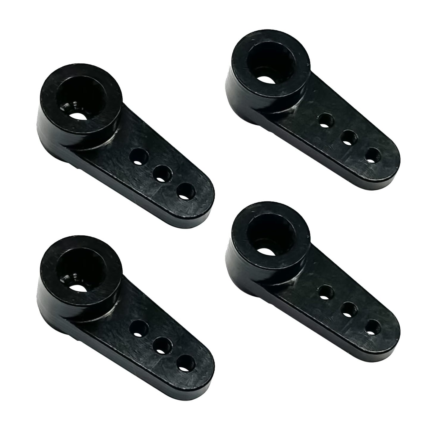4Pack Aluminum 15T Servo Horn Arms Rc Mini Servo Horns Toy Car Accessories Compatible With Emax Es08Ma Servo Fit For Axial Scx24