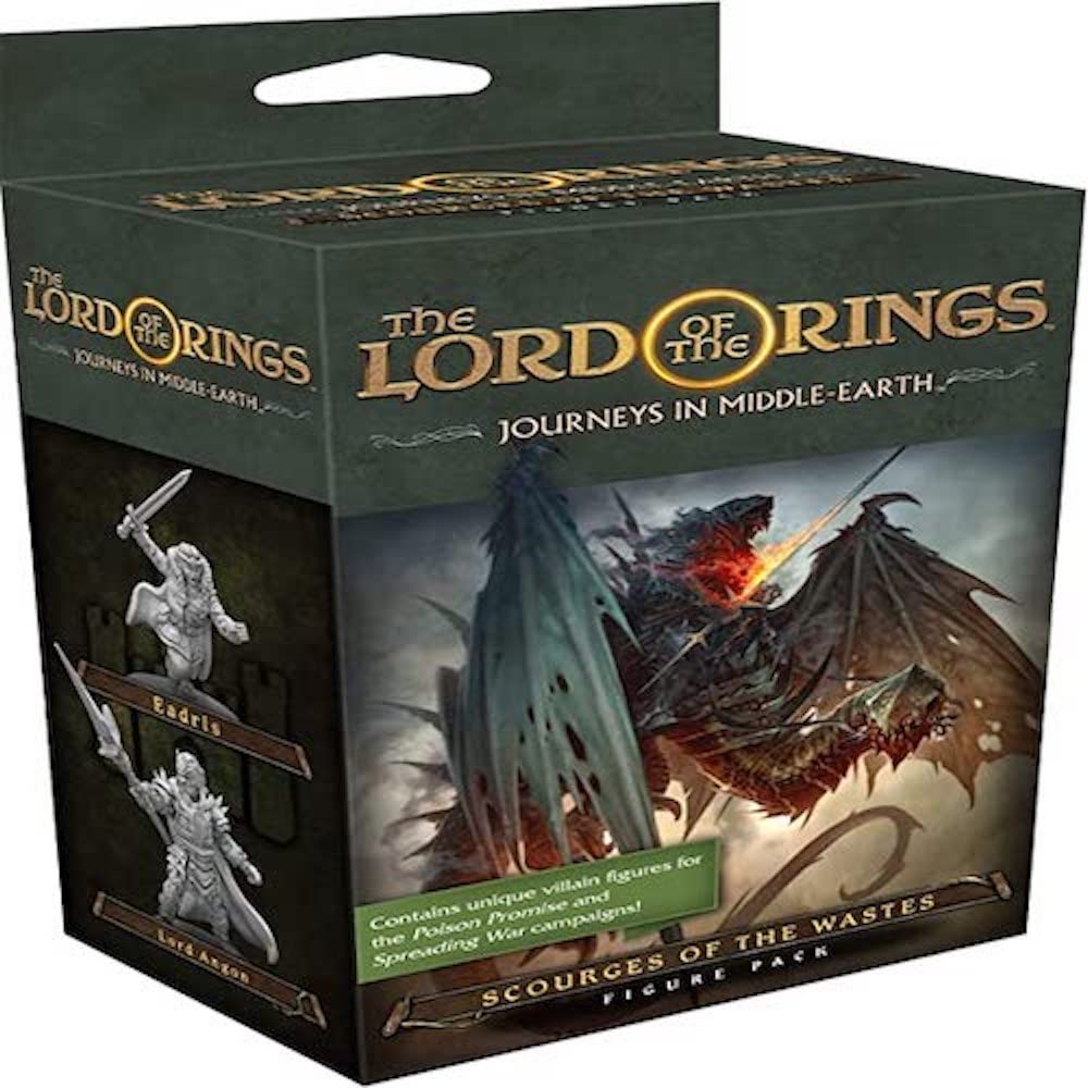 Fantasy Flight Games The Lord of the Rings Journeys in Middle-earth Figure Pack - Adventure Board Game, 1-5 Players, Ages 14+, Multicolor