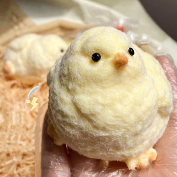 1Pcs New Handmade Chick Squishy Toys Ultra Soft Squishy Fidget Toys Silicone Squeeze Toys For Stress Relief ( Chicken ) (Chick,