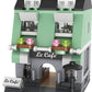 Brick Loot Exclusive Mini City Le Cafe Parisian Restaurant Boutique Modular - Custom Designed Model - Compatible With Lego And Other Major Brick Brands